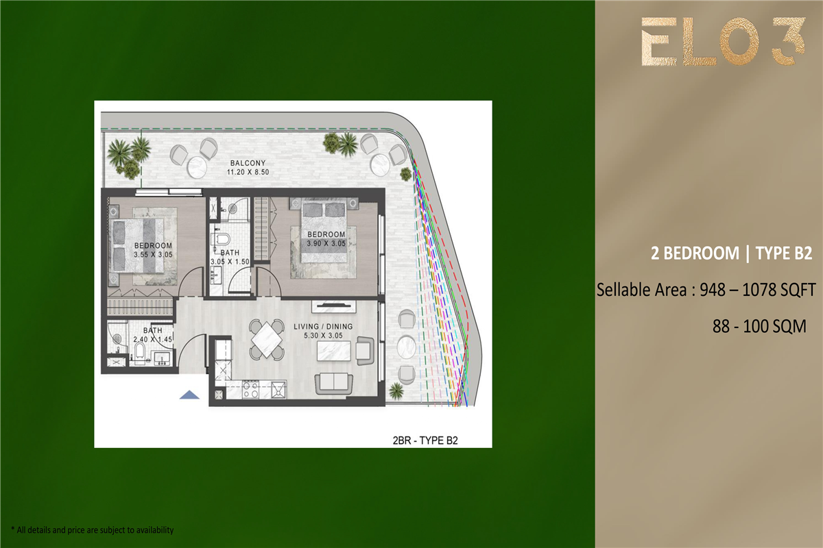 2 Bed Type B2